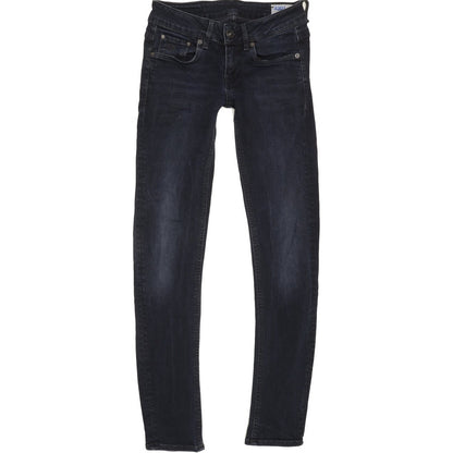 G-Star 3301 Women Navy Skinny Slim Stretch Jeans W25 L29