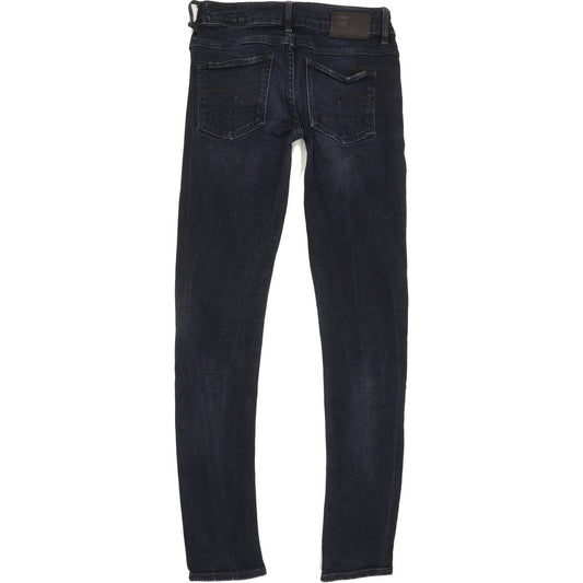 G-Star 3301 Women Navy Skinny Slim Stretch Jeans W25 L29