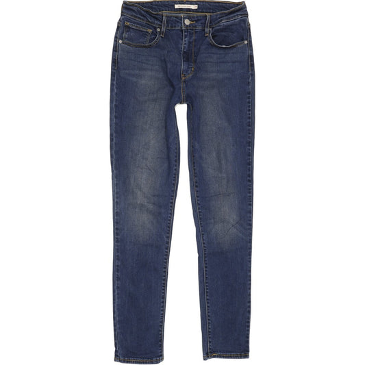 Levi's 721 High Rise Blue Skinny Stretch Jeans High Waisted W29 L30