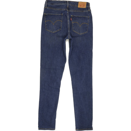 Levi's 721 High Rise Blue Skinny Stretch Jeans High Waisted W29 L30
