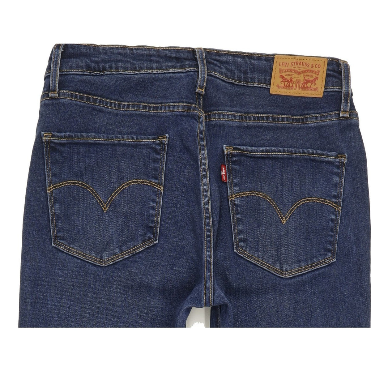 Levi's 721 High Rise Blue Skinny Stretch Jeans High Waisted W29 L30