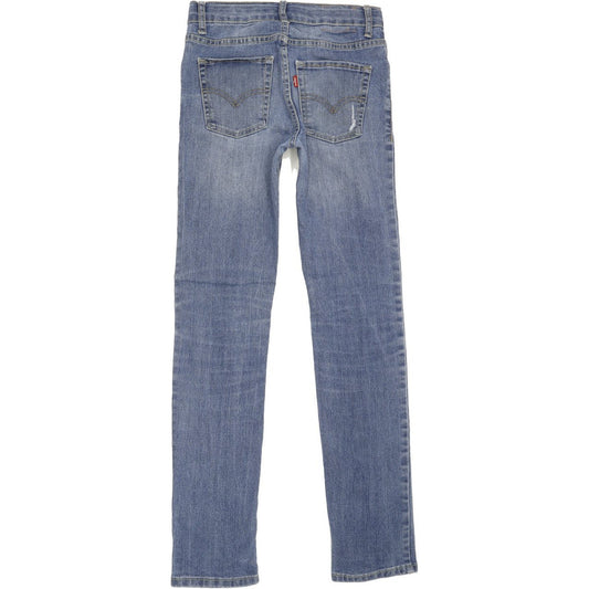 Levi's 510 Kids Blue Skinny Slim Stretch Jeans W25 L30