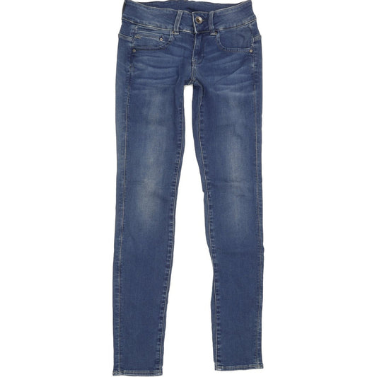 G-Star Midge Cody Women Blue Skinny Slim Stretch Jeans W24 L30