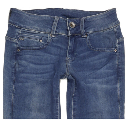 G-Star Midge Cody Women Blue Skinny Slim Stretch Jeans W24 L30