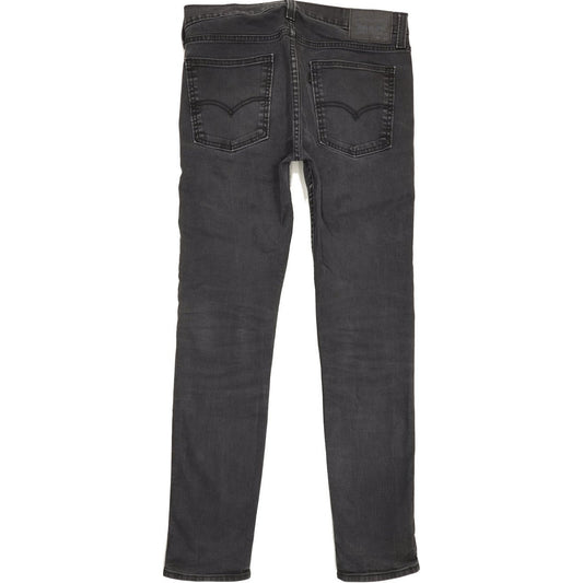 Levi's Men Charcoal Straight Slim Jeans W34 L31