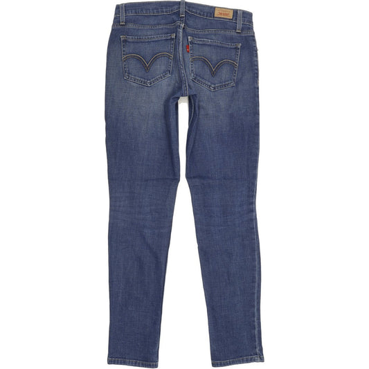 Levi's 524 Women Blue Skinny Slim Stretch Jeans W28 L30