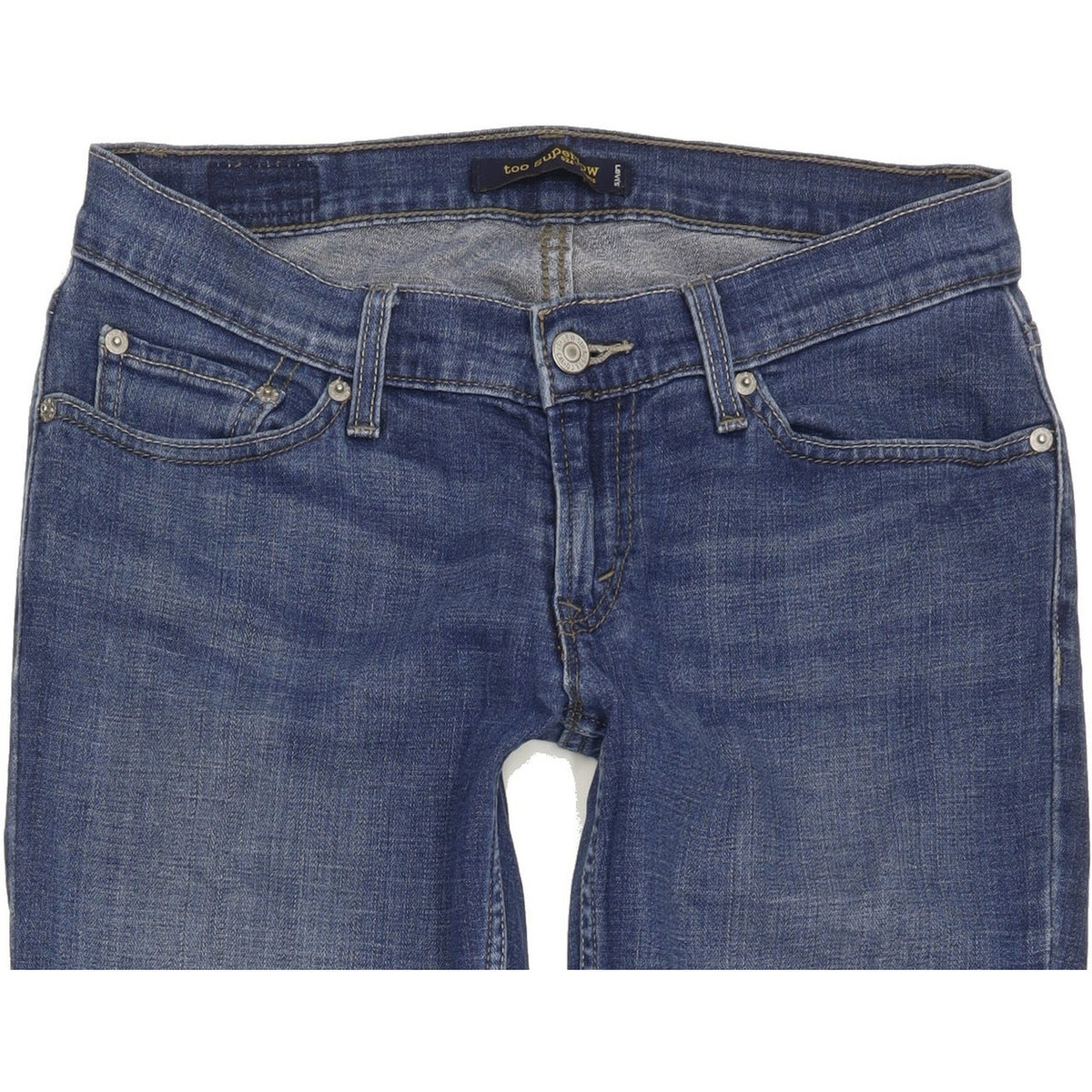 Levi's 524 Women Blue Skinny Slim Stretch Jeans W28 L30