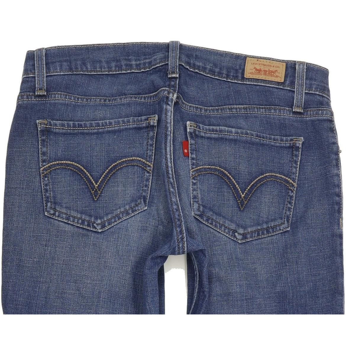 Levi's 524 Women Blue Skinny Slim Stretch Jeans W28 L30