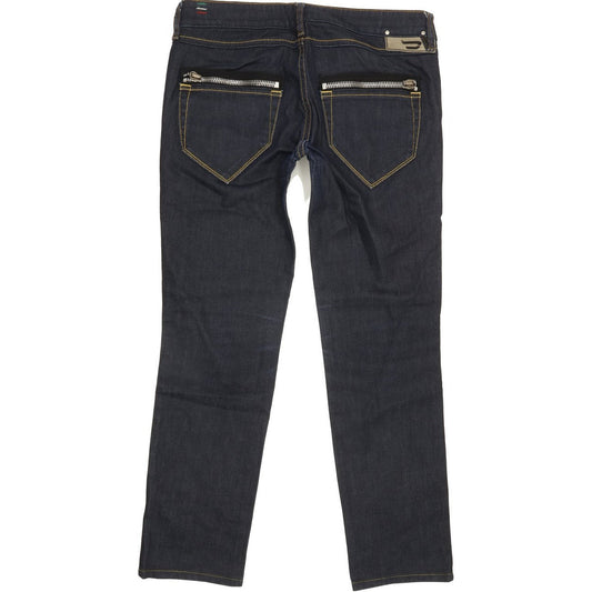 Diesel Clush 008AA Women Navy Straight Slim Stretch Jeans W28 L26