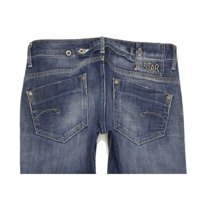 G-Star Midge Women Blue Straight Slim Stretch Jeans W27 L30