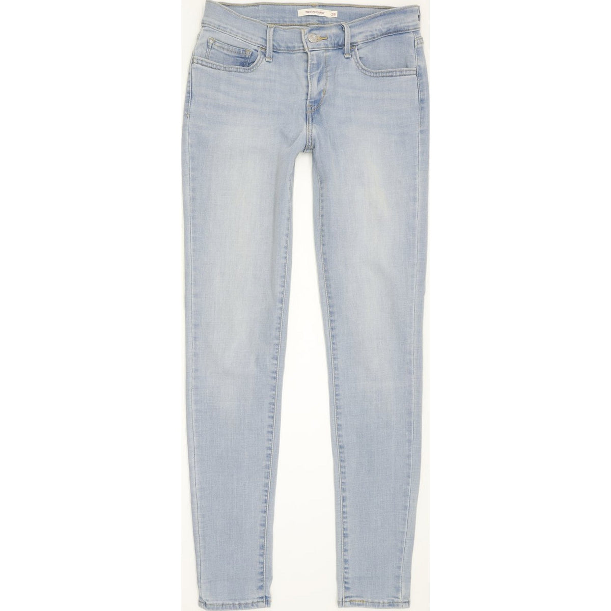 Levi's 710 Super Women Blue Skinny Slim Stretch Jeans W28 L30