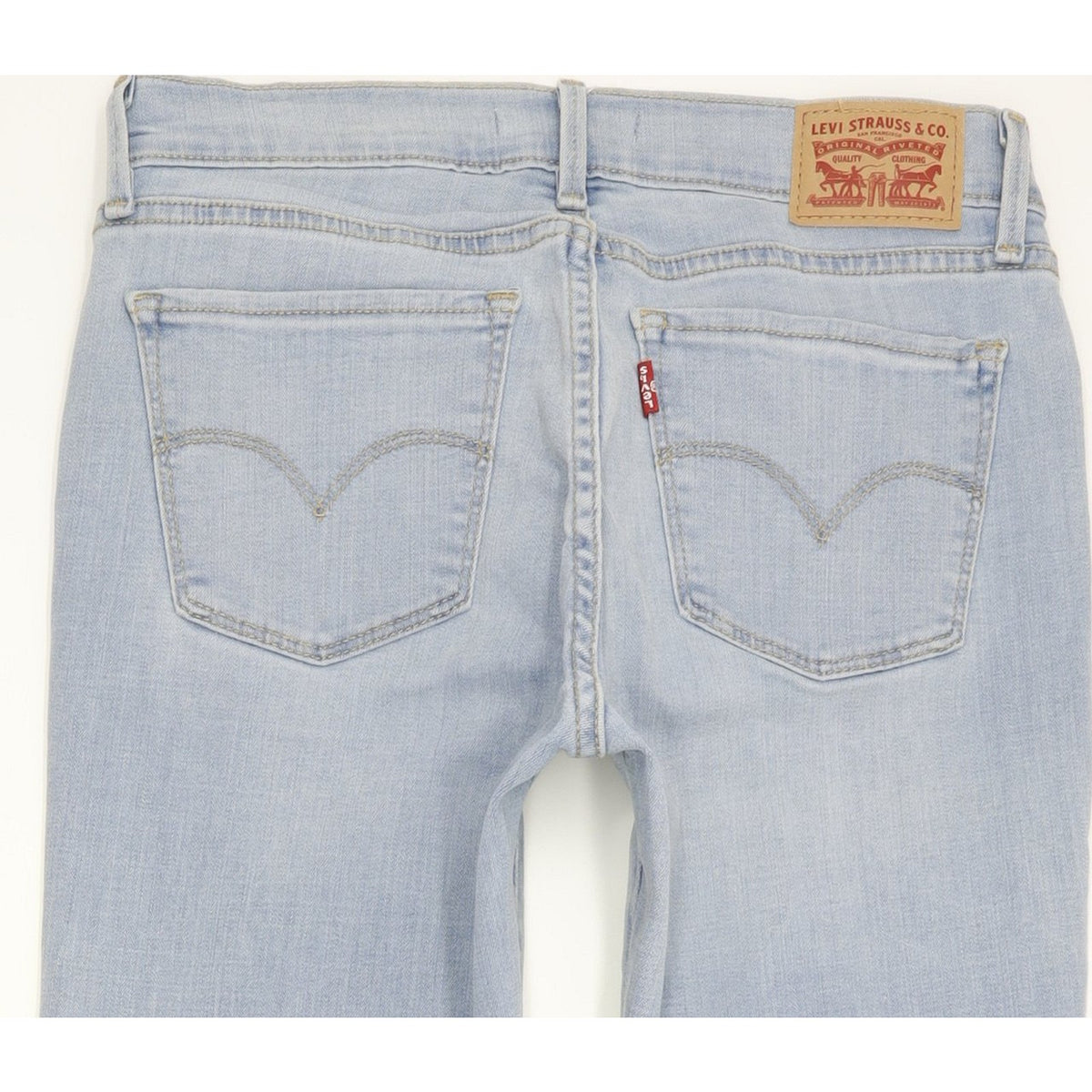 Levi's 710 Super Women Blue Skinny Slim Stretch Jeans W28 L30