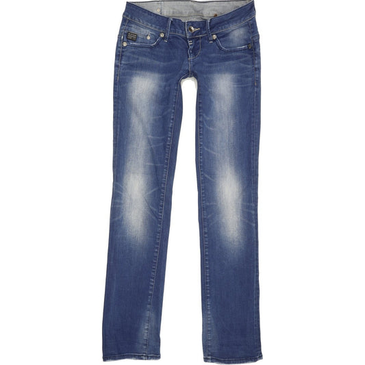 G-Star Midge Women Blue Straight Slim Stretch Jeans W27 L32