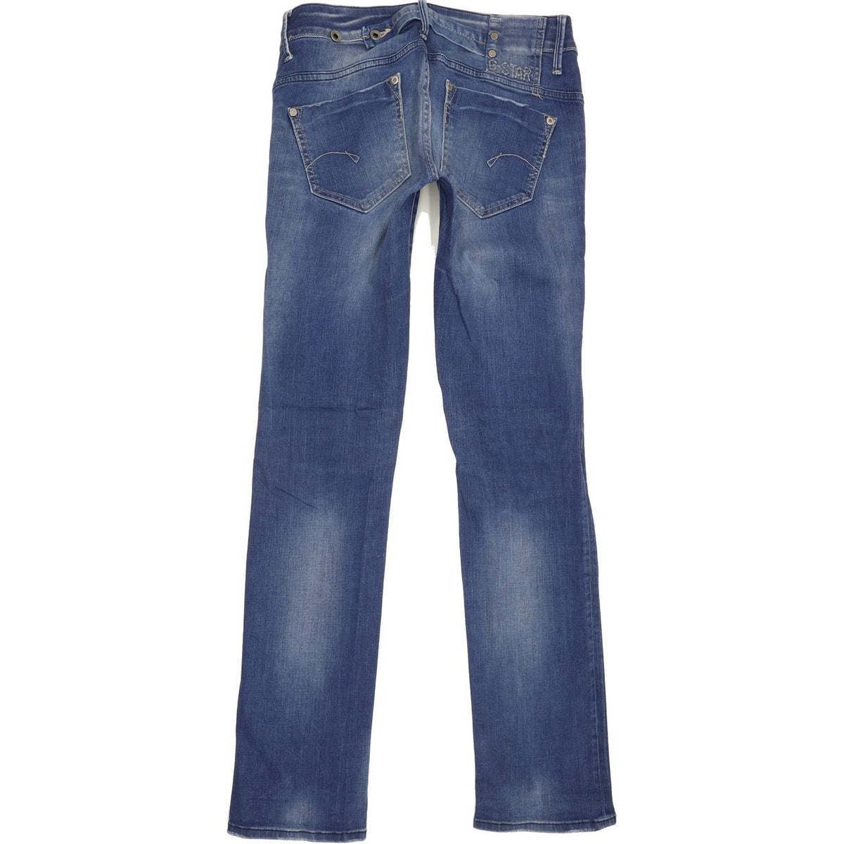G-Star Midge Women Blue Straight Slim Stretch Jeans W27 L32