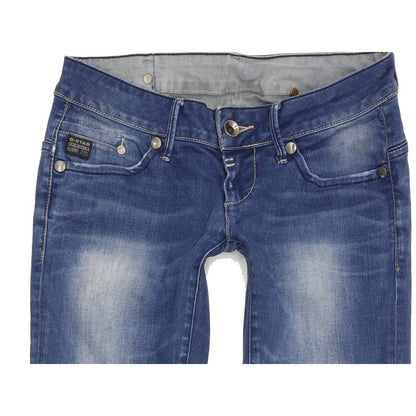G-Star Midge Women Blue Straight Slim Stretch Jeans W27 L32