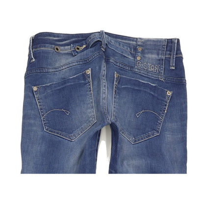 G-Star Midge Women Blue Straight Slim Stretch Jeans W27 L32
