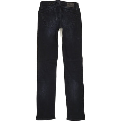 G-Star Midle Saddle Women Navy Straight Slim Stretch Jeans W27 L32
