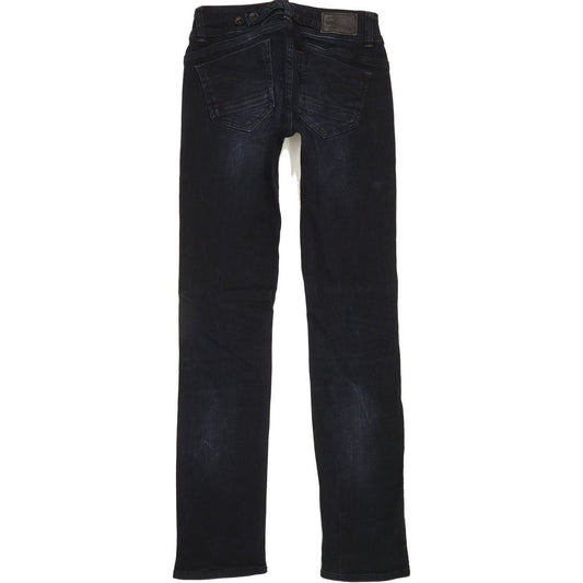 G-Star Midle Saddle Women Navy Straight Slim Stretch Jeans W27 L32