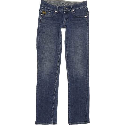G-Star Midge Women Blue Straight Slim Stretch Jeans W29 L32