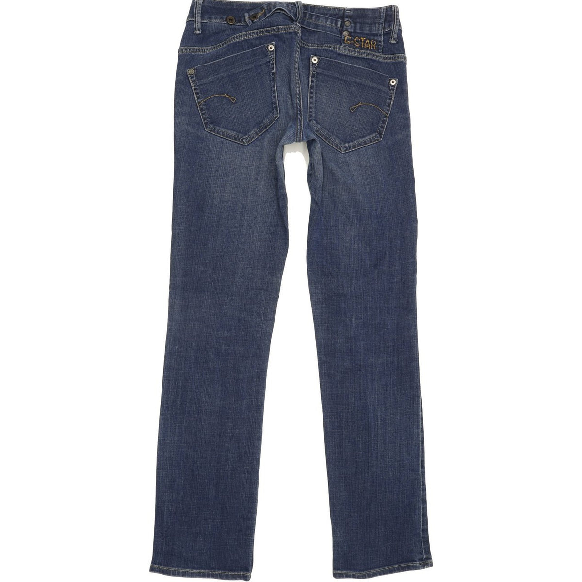 G-Star Midge Women Blue Straight Slim Stretch Jeans W29 L32