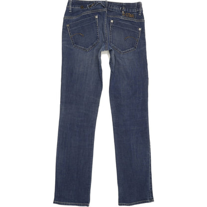 G-Star Midge Women Blue Straight Slim Stretch Jeans W29 L32