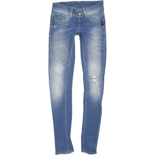 G-Star Lynn Women Blue Skinny Slim Stretch Jeans W25 L32