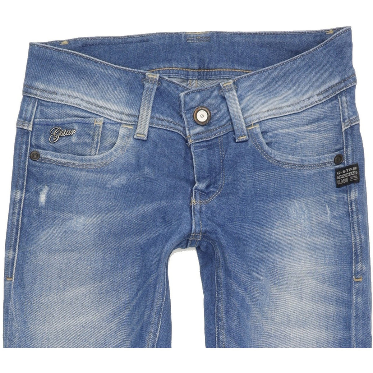 G-Star Lynn Women Blue Skinny Slim Stretch Jeans W25 L32