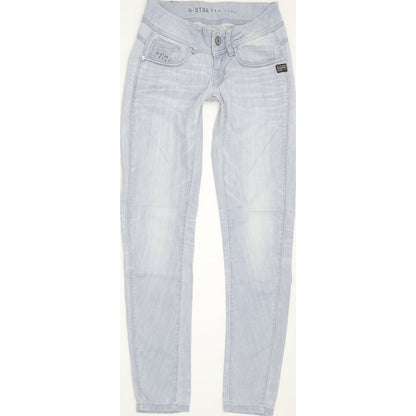 G-Star Midge Cody Women Blue Skinny Slim Stretch Jeans W26 L30