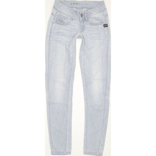 G-Star Midge Cody Women Blue Skinny Slim Stretch Jeans W26 L30