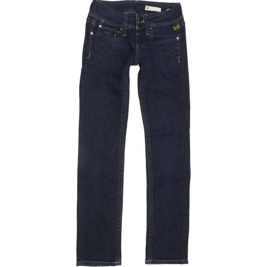 G-Star 3301 Women Blue Straight Slim Stretch Jeans W25 L29