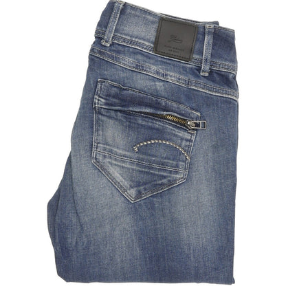G-Star 5204 Women Blue Skinny Slim Stretch Jeans W26 L32