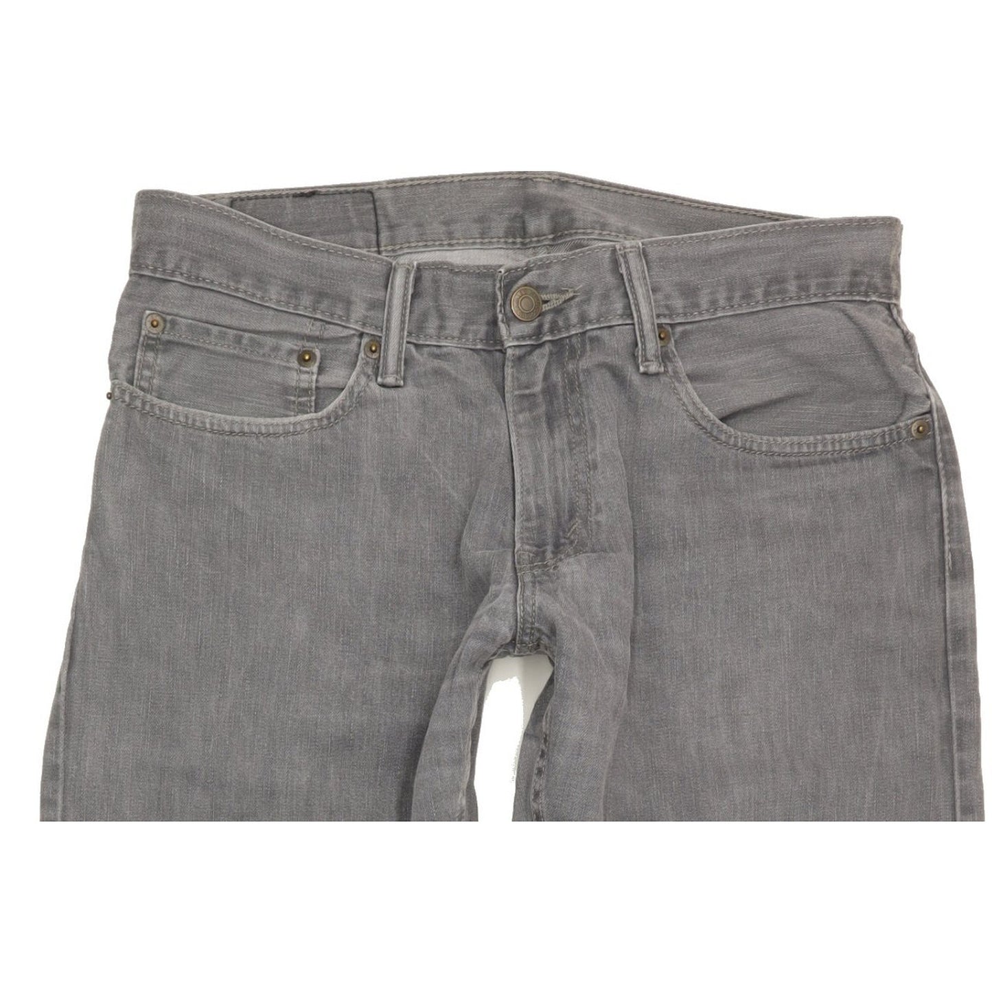 Levi's 514 Men Grey Straight Slim Jeans W32 L32