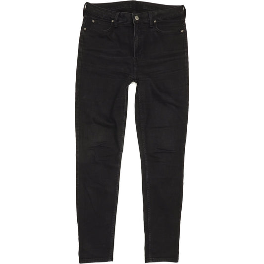 Lee High Rise Black Skinny Stretch Jeans High Waisted W29 L29