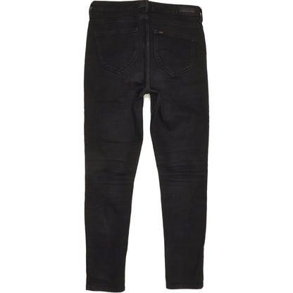 Lee High Rise Black Skinny Stretch Jeans High Waisted W29 L29