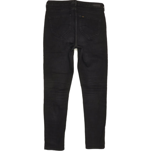 Lee High Rise Black Skinny Stretch Jeans High Waisted W29 L29