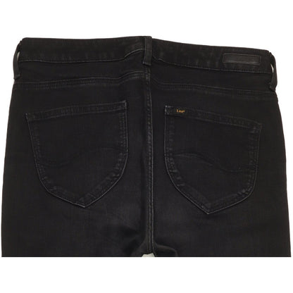 Lee High Rise Black Skinny Stretch Jeans High Waisted W29 L29