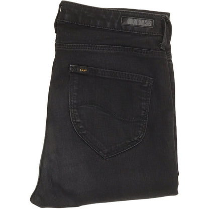 Lee High Rise Black Skinny Stretch Jeans High Waisted W29 L29