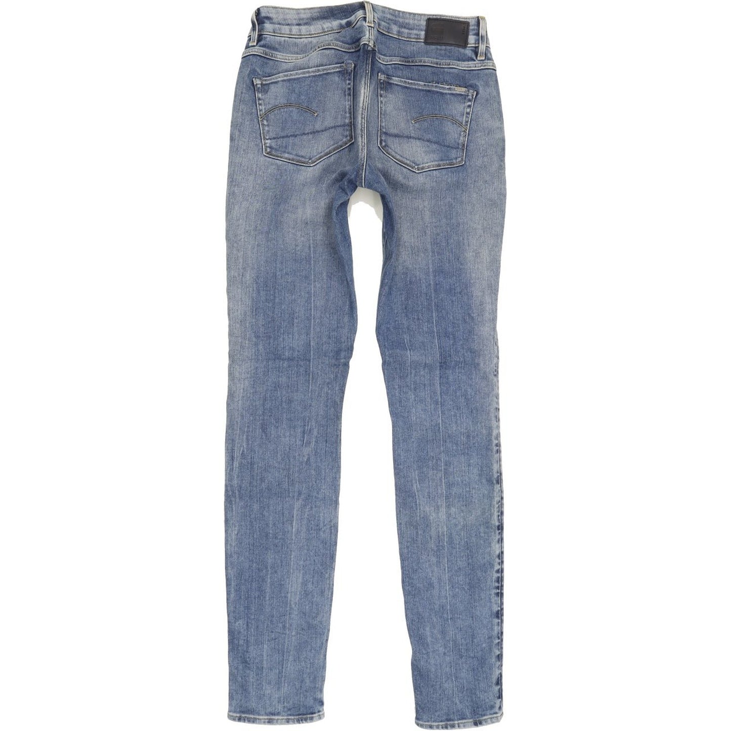 G-Star 3301 Contour High Women Blue Skinny Slim Stretch Jeans W27 L31