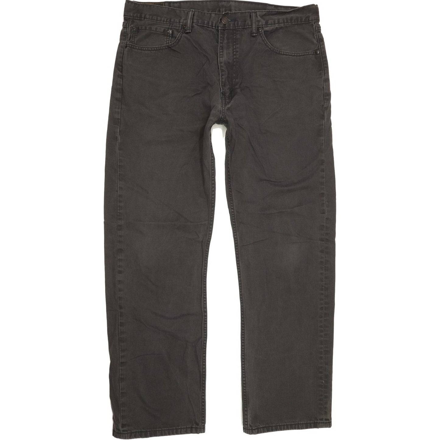 Levi's 505 Men Charcoal Straight Regular Jeans W38 L31
