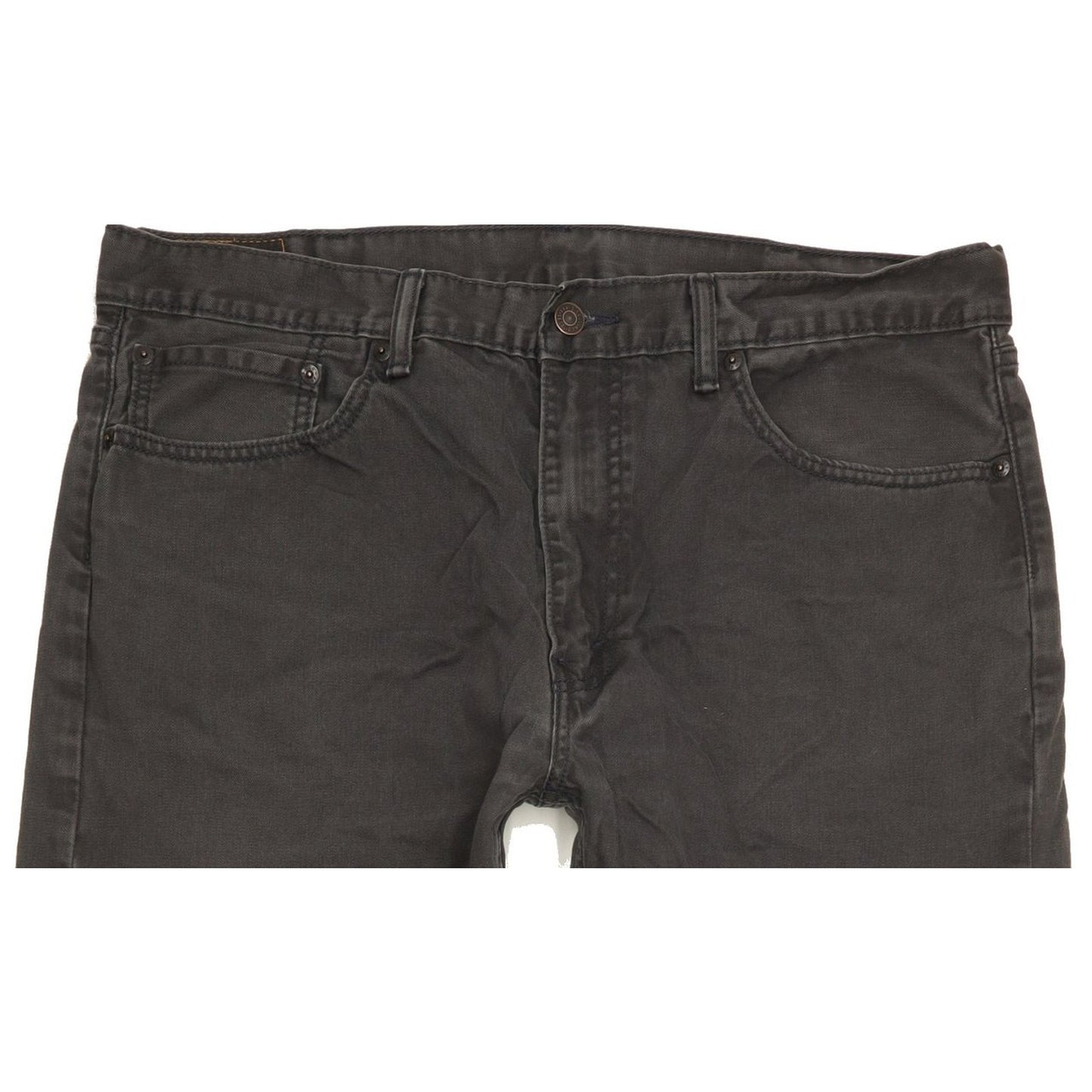 Levi's 505 Men Charcoal Straight Regular Jeans W38 L31