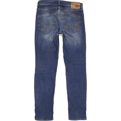 Mustang Vegas Men Blue Tapered Slim Stretch Jeans W32 L31