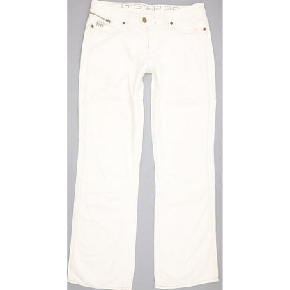 G-Star Spark Women White Straight Loose Jeans W31 L34