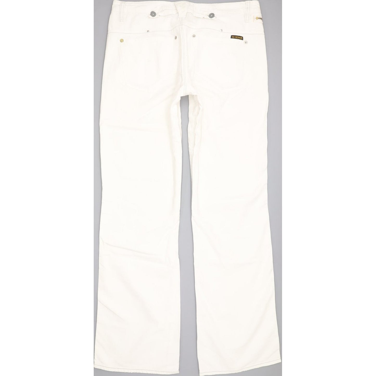 G-Star Spark Women White Straight Loose Jeans W31 L34