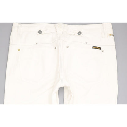 G-Star Spark Women White Straight Loose Jeans W31 L34