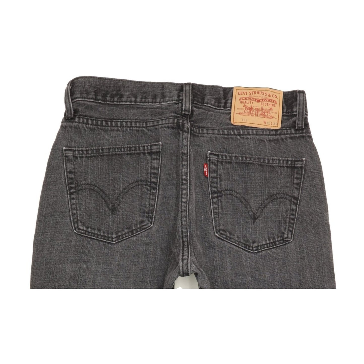 Levi's 751 Men Charcoal Straight Regular Jeans W32 L29