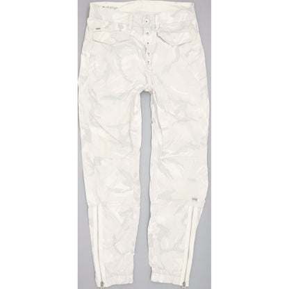 G-Star Army Zip Women Grey Tapered Loose Boyfriend Jeans W24 L34