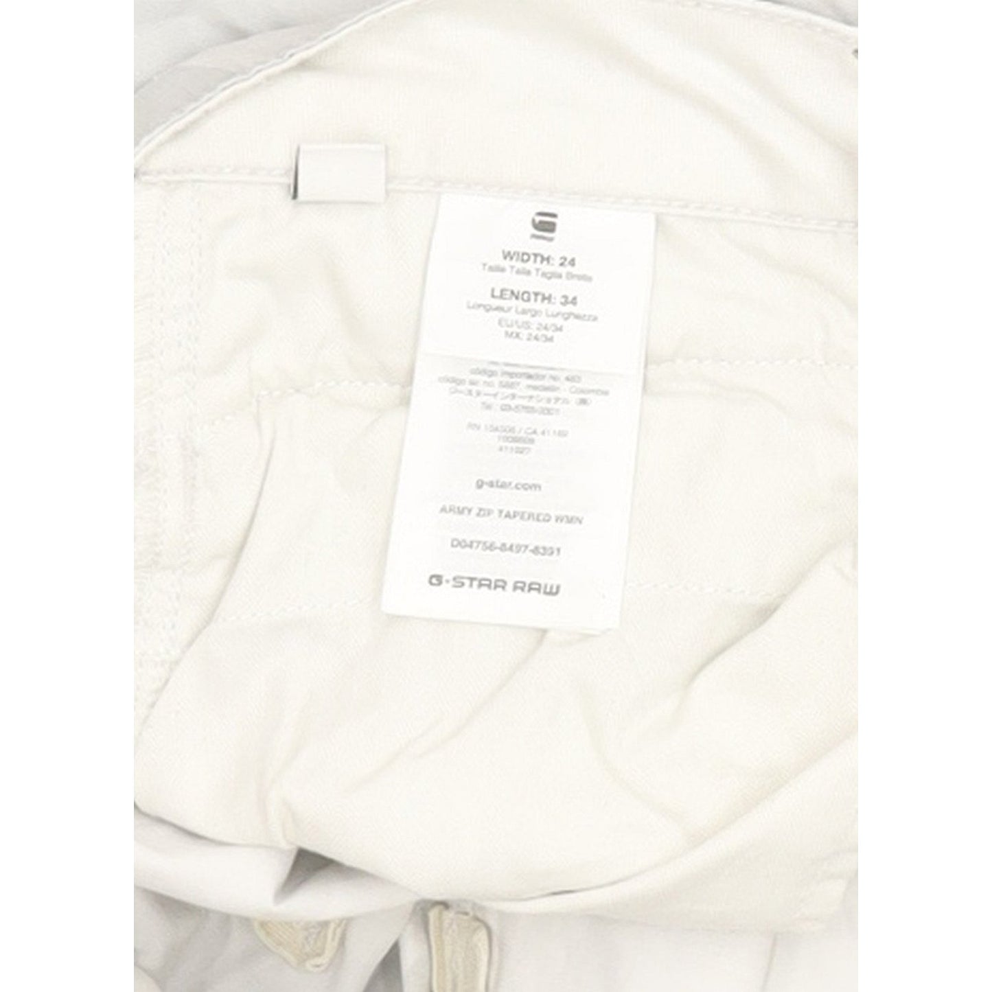 G-Star Army Zip Women Grey Tapered Loose Boyfriend Jeans W24 L34