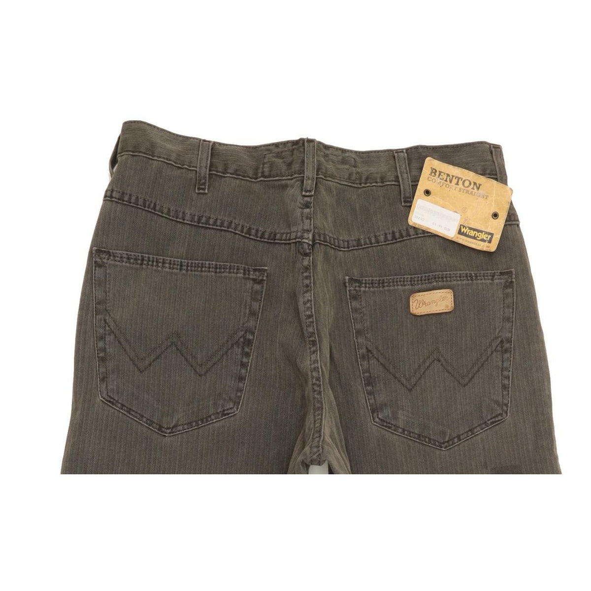 Wrangler Benton Men Grey Straight Regular Jeans W30 L32