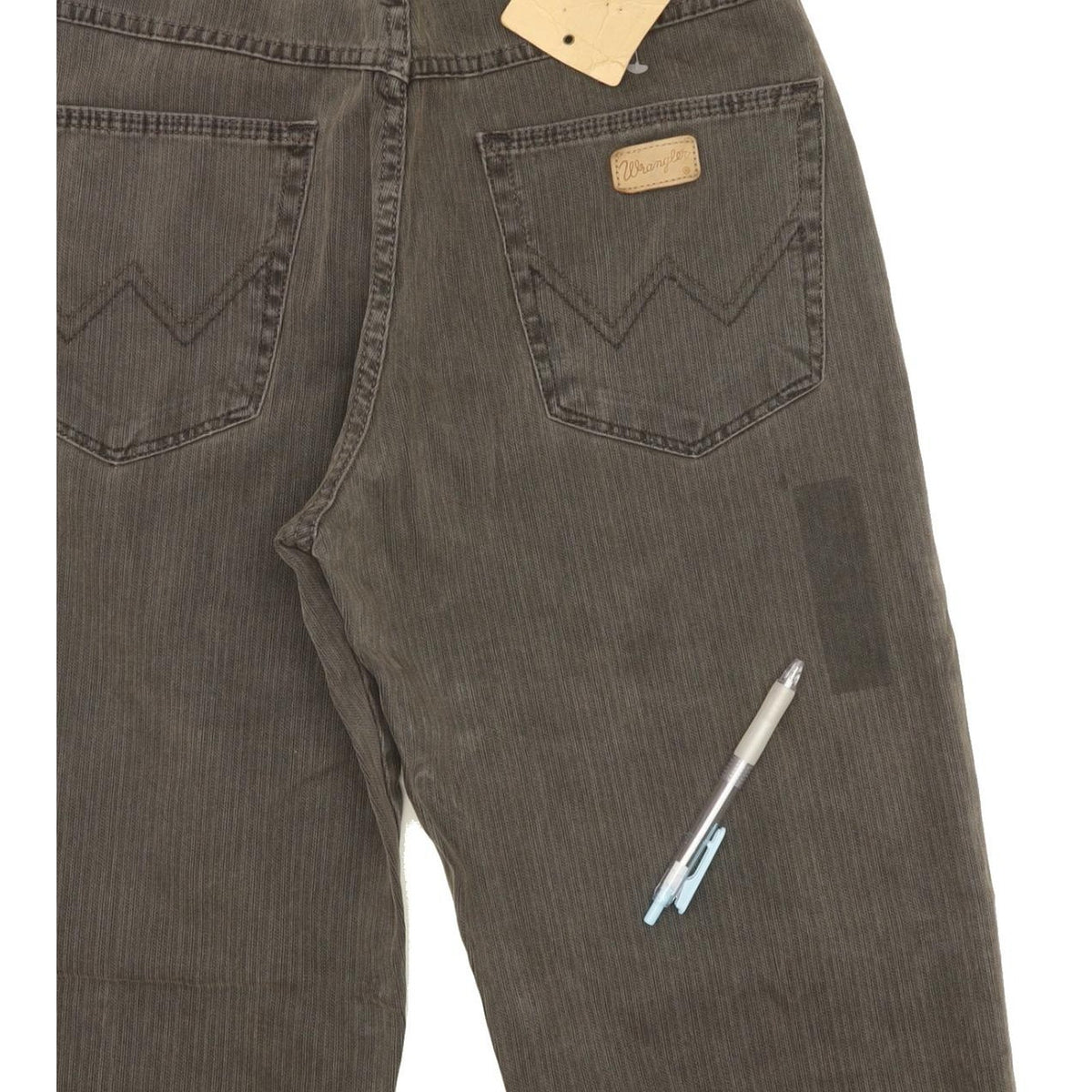Wrangler Benton Men Grey Straight Regular Jeans W30 L32