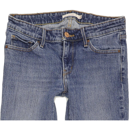 Levi's 711 Women Blue Skinny Slim Stretch Jeans W26 L31